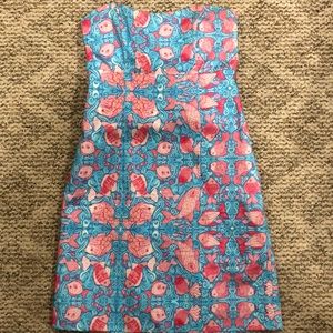 Kaeli Smith strapless dress